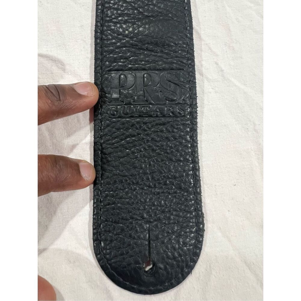 PRS Guitars Black Leather Strap – Adjustable, Genuine Leather, Excellent Cond